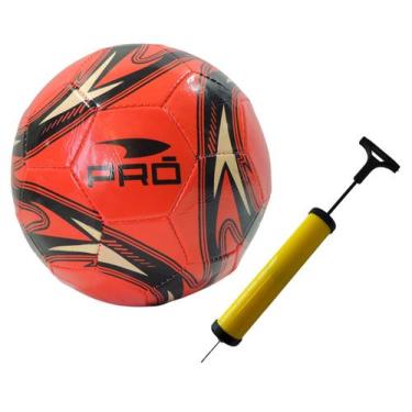 Imagem de Bola Futebol Campo Tamanho Oficial  - t11, Vermelho