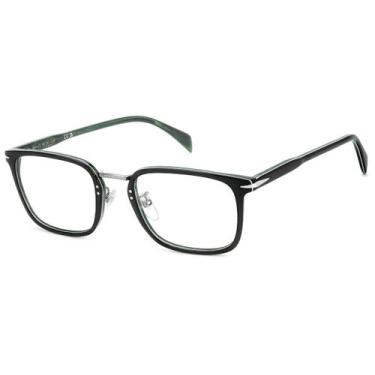 Imagem de Óculos De Grau David Beckham Preto Verde DB1211/G R2H-52