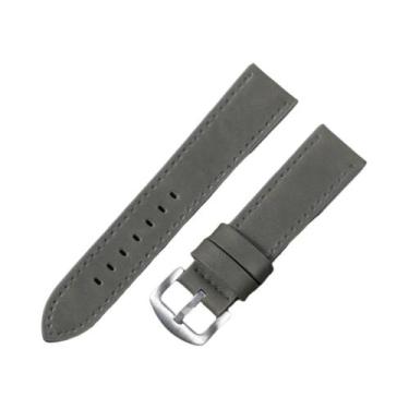 Imagem de Pulseira De Relógio De Couro Vintage Unissex Para Omega Seiko 18mm 20m