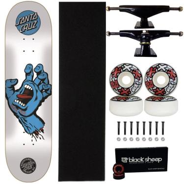 Imagem de Skate Santa Cruz Profissional Powerlyte Fiberglass Next 53mm-Masculino