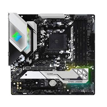 Imagem de Placa mãe ASRock B550M Steel Legend Suporta 3ª geração AMD AM4 Ryzen/Future AMD Ryzen Processadores