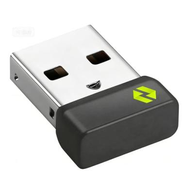 Imagem de Receptor USB Bolt USB-A, parafuso W126584295, preto, verde para mouse e teclado, funciona com qualquer produto Logitech que exiba o logotipo Bolt (um receptor, conecta até 6 dispositivos