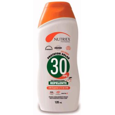 Imagem de Creme Protetor Solar Repelente FPS 30 UVA/UVB 120ml 0060988 Nutriex - 