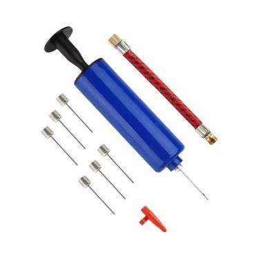 Imagem de Kit Inflador de Bolas Portátil Mini com Agulha para Futebol, Basquete,