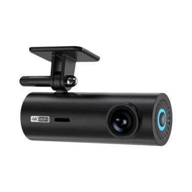 Imagem de Câmera Veicular 4K UHD DVR Com Gravação Em Loop, Visão Noturna, Contro