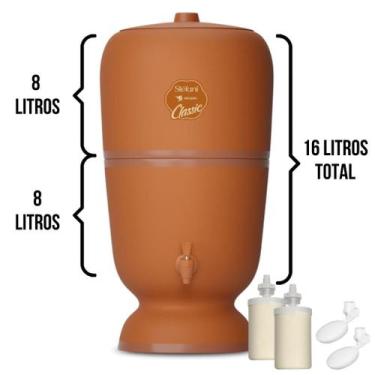 Imagem de Filtro de Barro Purificador São João Classic 8 Litros - Cerâmica Stéfa
