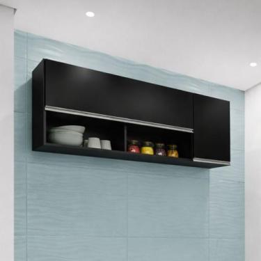 Imagem de Armário Aéreo Maya 150cm Cozinha Suspenso Moderno - Maderatto Móveis, 