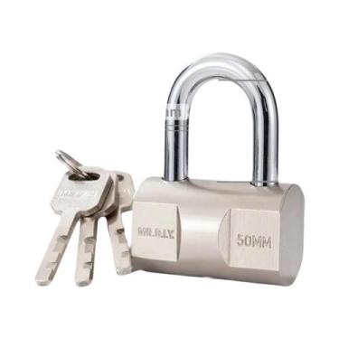 Imagem de Cadeado De Aço Inoxidável À Prova d'Água E Antifurto, Durável E De Alt
