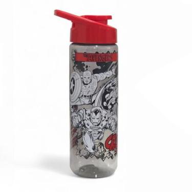Imagem de Garrafa de Água Squeeze Vingadores 700ml Escolar Academia - Plasduran,