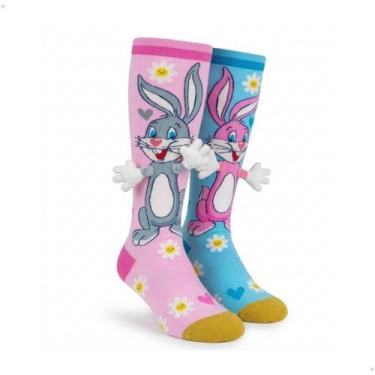 Imagem de Meias Altas Malucas Divertidas Infantil Juvenil Colorida 3d - BBH, Coe