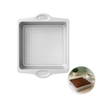 Imagem de Forma Assadeira Antiaderente Quadrada Pão Bolo Betty Crocker