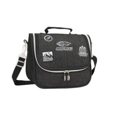 Imagem de Lancheira Térmica Bordada Mormaii 6,5 Litros Cor:CinzaGenero:Unissex, 