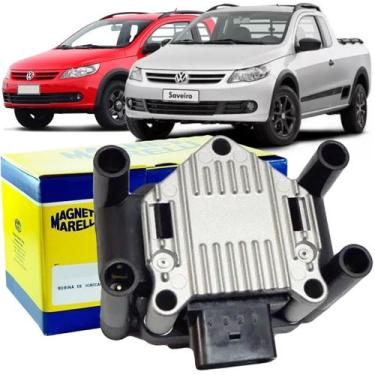 Imagem de Bobina Ignição Saveiro G5 1.6 2009 Até 2014 Original Marelli - MAGNETI
