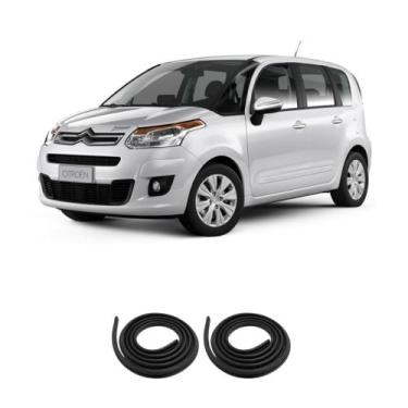 Imagem de Kit Borracha Vedação 2 Portas Dianteira C3 Picasso 2011 à 2016 - SEM M