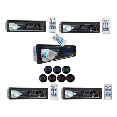 Imagem de Kit 5 rádios mp3 player 7 cores bluetooth like 521 - LIKE PARTS