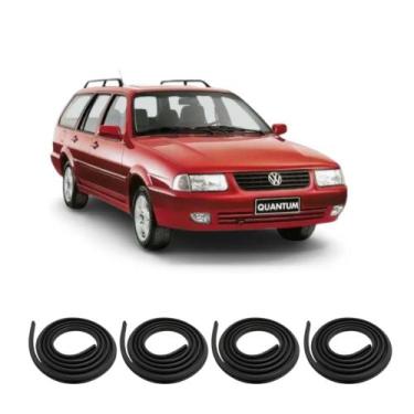 Imagem de Kit Borracha Vedação Das 4 Portas Quantum 1992 à 2001 - sem marca