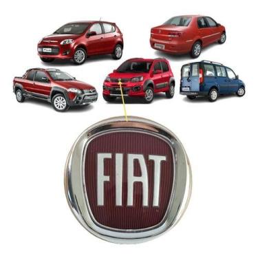 Imagem de Emblema Fiat Grade Logo Doblô Palio Punto Stilo Linea 9,5 Cm - TOP - M