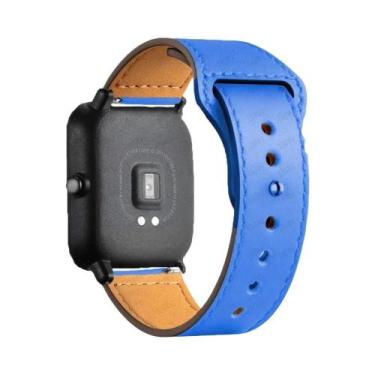 Imagem de Pulseira De Couro Amazfit 20mm/22mm Compatível Com GTS 4/3/2/2e/GTS2 M