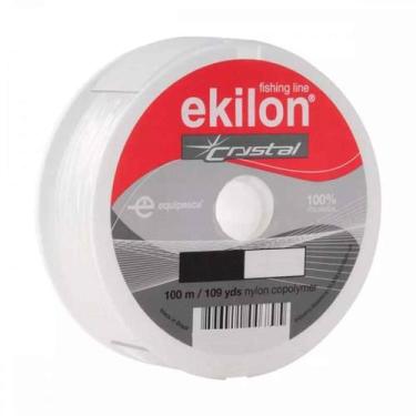 Imagem de Linha Pesca Branca Cristal com 100M - 0,70 Mm - Ekilon