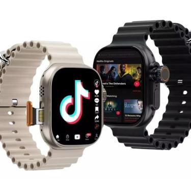 Imagem de Relógio Smartwatch Hw 2 Call 5g Chip E Câmera Ultra Amoled - Microwear