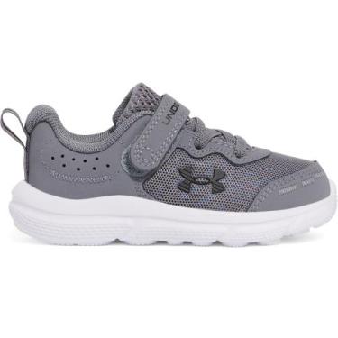 Imagem de Tênis de Corrida Under Armour Assert 10 AC Infantil, Cinza, 21