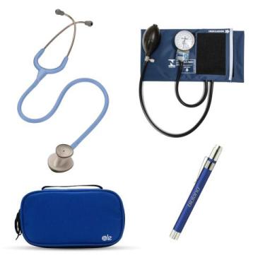 Imagem de Kit Estetoscópio Littmann Lightweight + Esfigmo + Case + Laterna - Cor