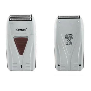 Imagem de Máquina Barbear Acabamento Cabelo Barba Bivolt Kemei Km 3382