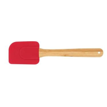Imagem de Espátula Reta Silicone e Bamboo 8562 Mor