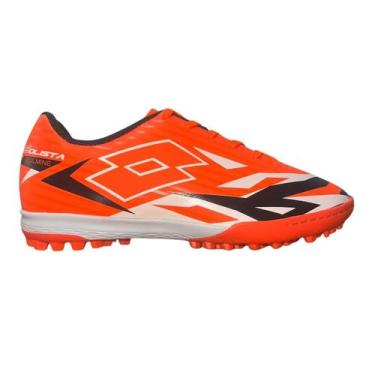 Imagem de Chuteira Society Masculino Lotto 10703 Solista Fulmine B700 Laranja, L