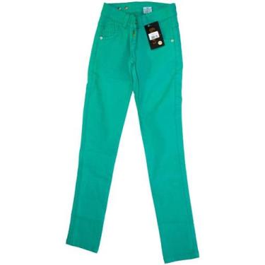 Imagem de Calça Jeans Infantil Menino Menina - anjo da mamãe, Azul, Claro, 14