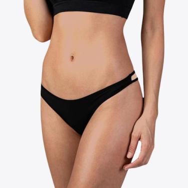 Imagem de Calcinha Liz Fio Dental Sides 80926, Preto, Bege, G