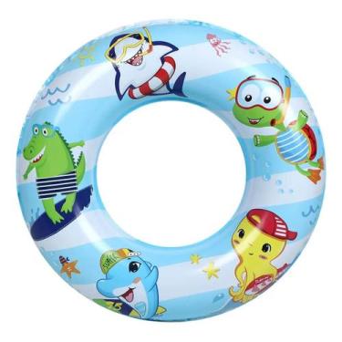 Imagem de Boia Inflável Circular 60cm Infantil Verão Estampada - Bel