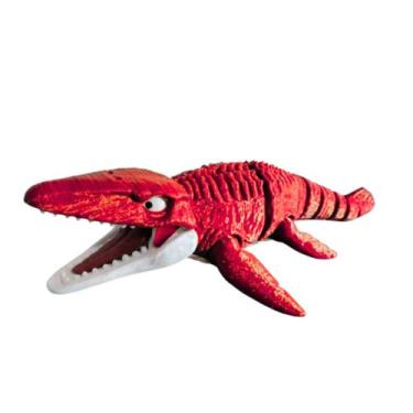 Imagem de Mosassauro Articulado Flexível  Brinquedo Dinossauro Marinho com Junta