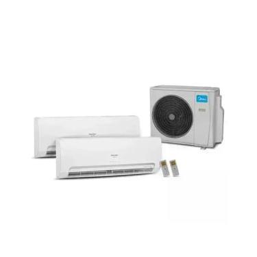 Imagem de Ar Condicionado MultiSplit HW Inverter 18.000 BTU (1x9.000 + 1x12.000) Quente Frio 220V 42AGMSB09M5