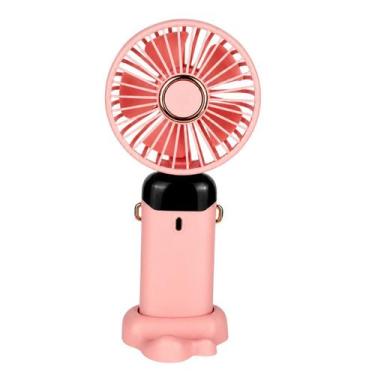 Imagem de Mini Ventilador Portátil 5 Velocidades C/ Suporte De Celular - Top Uti
