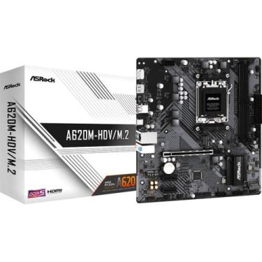 Imagem de Placa Mãe Asrock A620m-hdv/m.2 Ddr5 Am5 M-atx 90-mxbll0-a0uayz