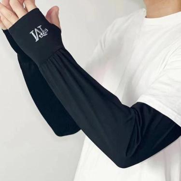 Imagem de Luvas De Proteção UV Leves Para Homens, Mangas De Braço Elásticas Para