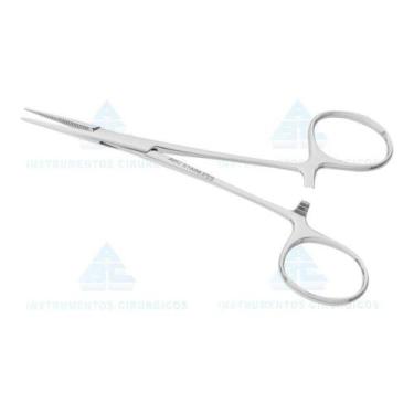 Imagem de Pinça Halstead Mosquito Reta 10Cm Aço Inoxidável - ABC