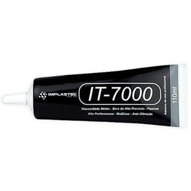 Imagem de Cola para tela celular it7000 preta 110ml - Implastec