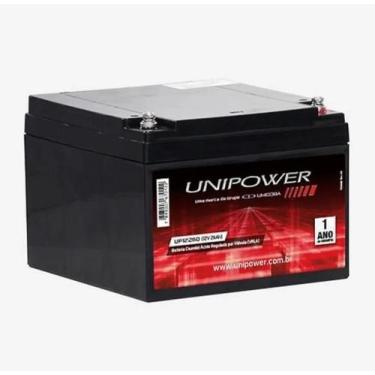Imagem de Bateria selada 12v 26ah unipower  vrla agm