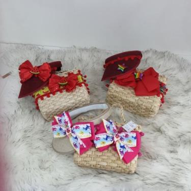Imagem de Kit Bolsa de palha - Carol kids 