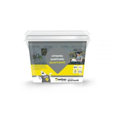 Imagem de Cimento Queimado 4,5kg Cinza Quartzolit