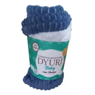 Imagem de Cobertor Bebê Microfibra Dyuri Baby Com Sherpa 90cm x 110cm - Jolitex,