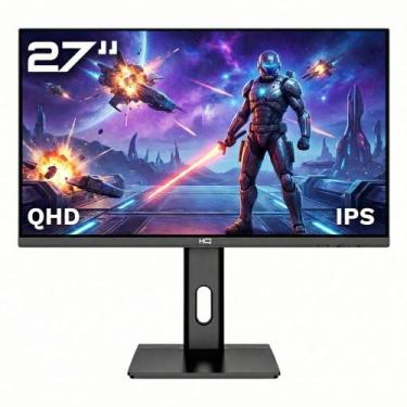 Imagem de Monitor Gamer HQ 27, IPS, 1MS, QHD 2560x1440, Ergonômico, Ajuste de Al