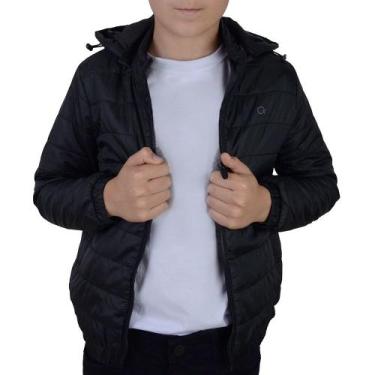 Imagem de Jaqueta Infantil Masculina Ogochi Puffer Preta - 0275, Preto, 10