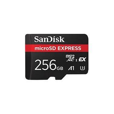 Imagem de Cartão de Memória Micro SD SanDisk Express A1 U3 256GB SDSQXFN-256G-GN