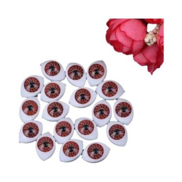 Imagem de Olhos De Segurança De Plástico Coloridos Para Bonecas, 20 Peças, 4 Tam