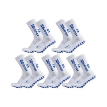 Imagem de Meias Antiderrapantes pro Grip 5 Pares Meias De Futebol E Atletismo Pa