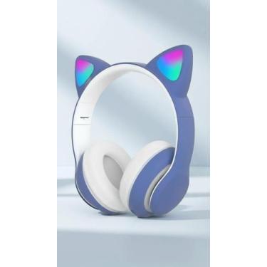 Imagem de Fone Ouvido Bluetooth Led Dobrável Animal - Congratulations Store
