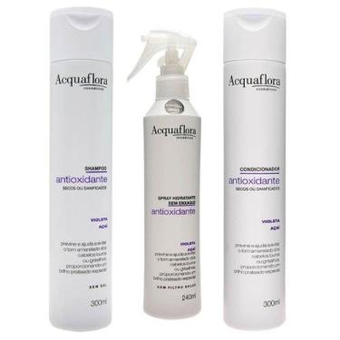 Imagem de Kit Antioxidante Shampoo Condicionador Cabelos Secos e Danificados Spr